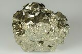 Shimmering Pyrite Crystal Cluster - Peru #190945-1